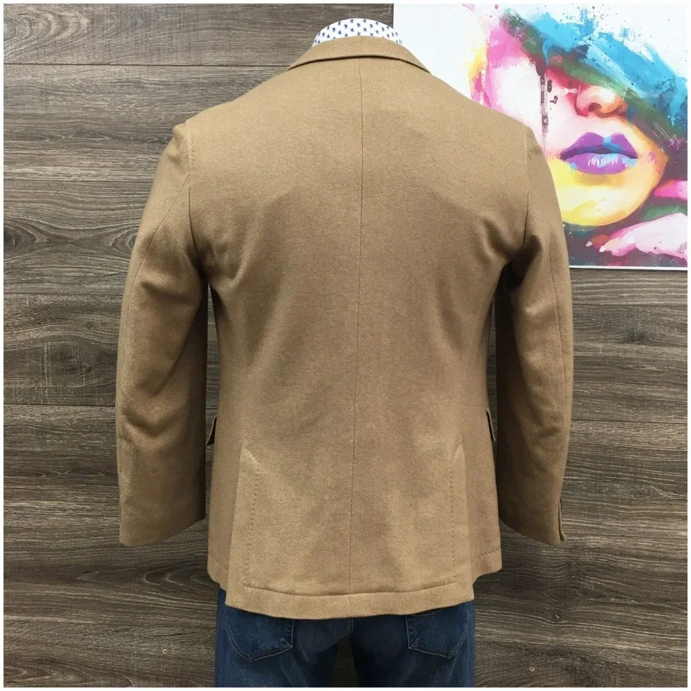 HUGO BOSS Mens Wool Cotton Blazer Sport Coat Casual Jacket Size 42R MILES4 Suit